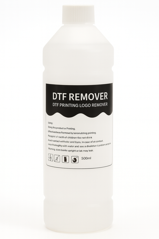 DTF Remover – Logo & Glue Cleaner for Clothes | Safe for All Fabrics | 100ml–1000ml