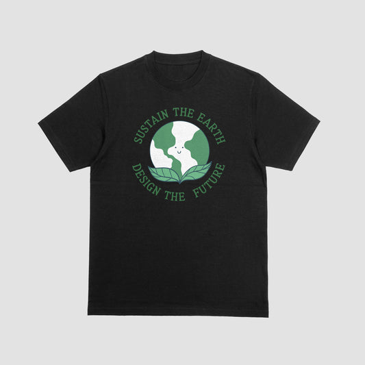 Sustain the Earth – Design the Future | Earth Day 2025 Eco T-Shirt