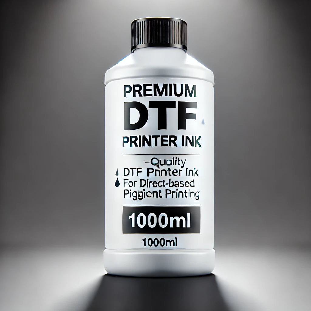 Premium DTF Printer Ink – High-Quality Water-Based Pigment Ink for Direct-to-Film (DTF) Printing (1000ML)