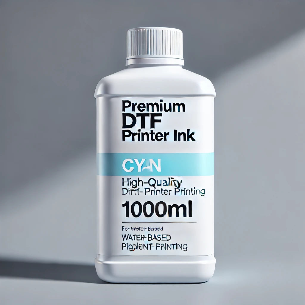 Premium DTF Printer Ink – High-Quality Water-Based Pigment Ink for Direct-to-Film (DTF) Printing (1000ML)