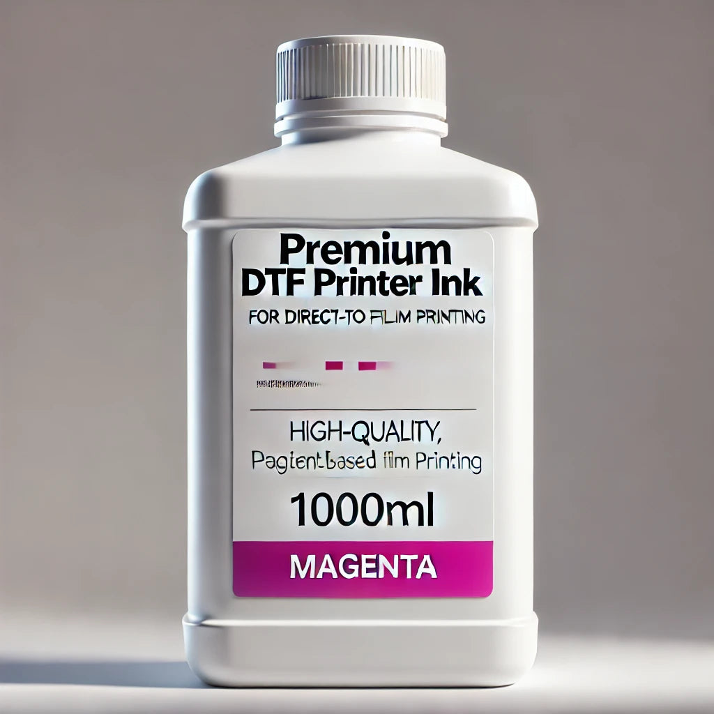Premium DTF Printer Ink – High-Quality Water-Based Pigment Ink for Direct-to-Film (DTF) Printing (1000ML)