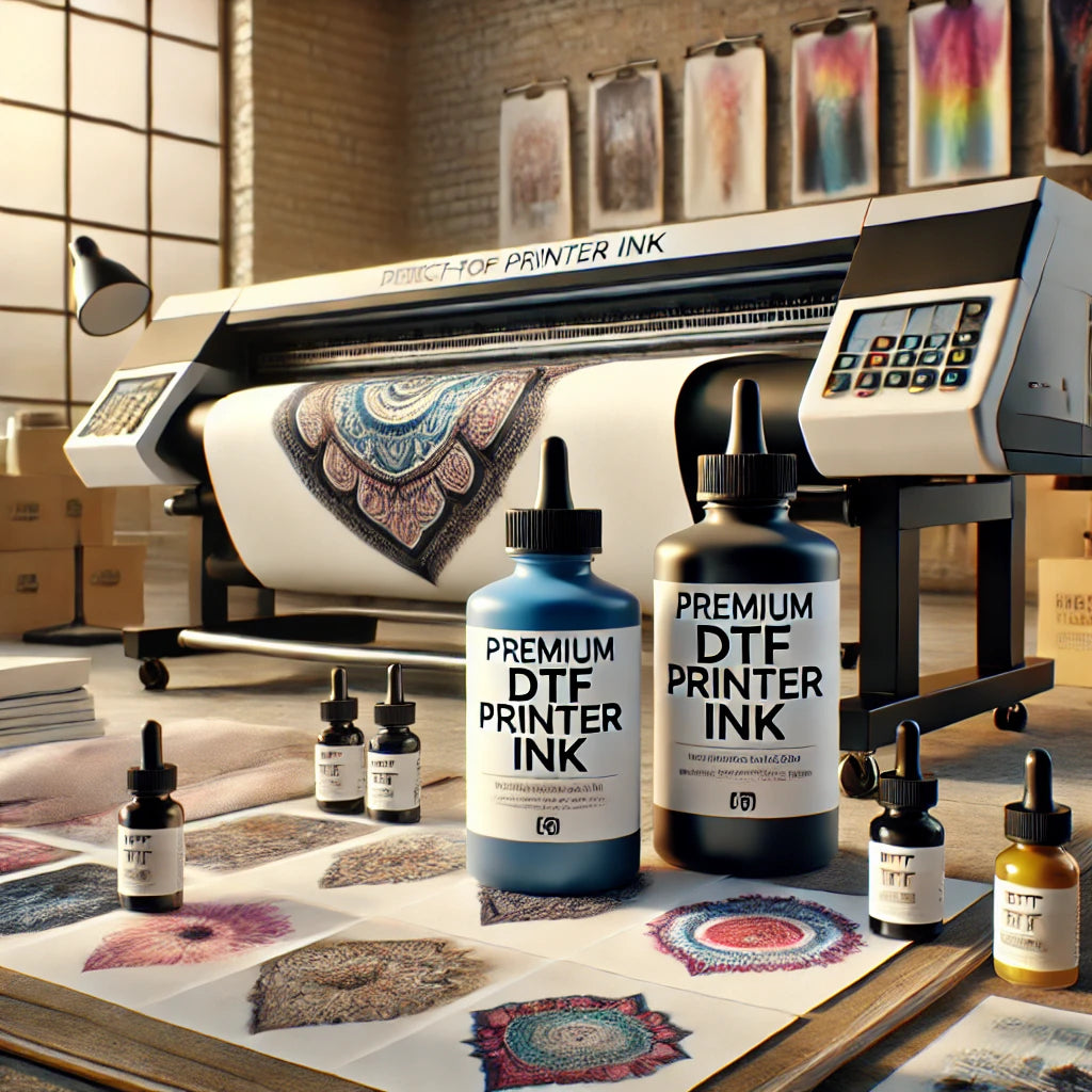 Premium DTF Printer Ink – High-Quality Water-Based Pigment Ink for Direct-to-Film (DTF) Printing (1000ML)