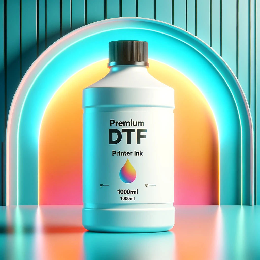 Premium DTF Printer Ink – High-Quality Water-Based Pigment Ink for Direct-to-Film (DTF) Printing (1000ML)