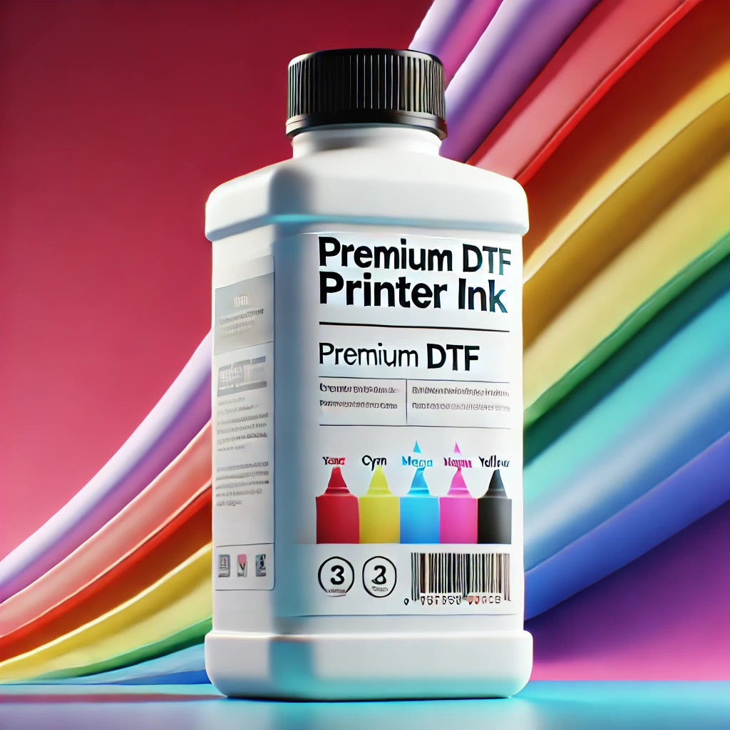 Premium DTF Printer Ink – High-Quality Water-Based Pigment Ink for Direct-to-Film (DTF) Printing (1000ML)