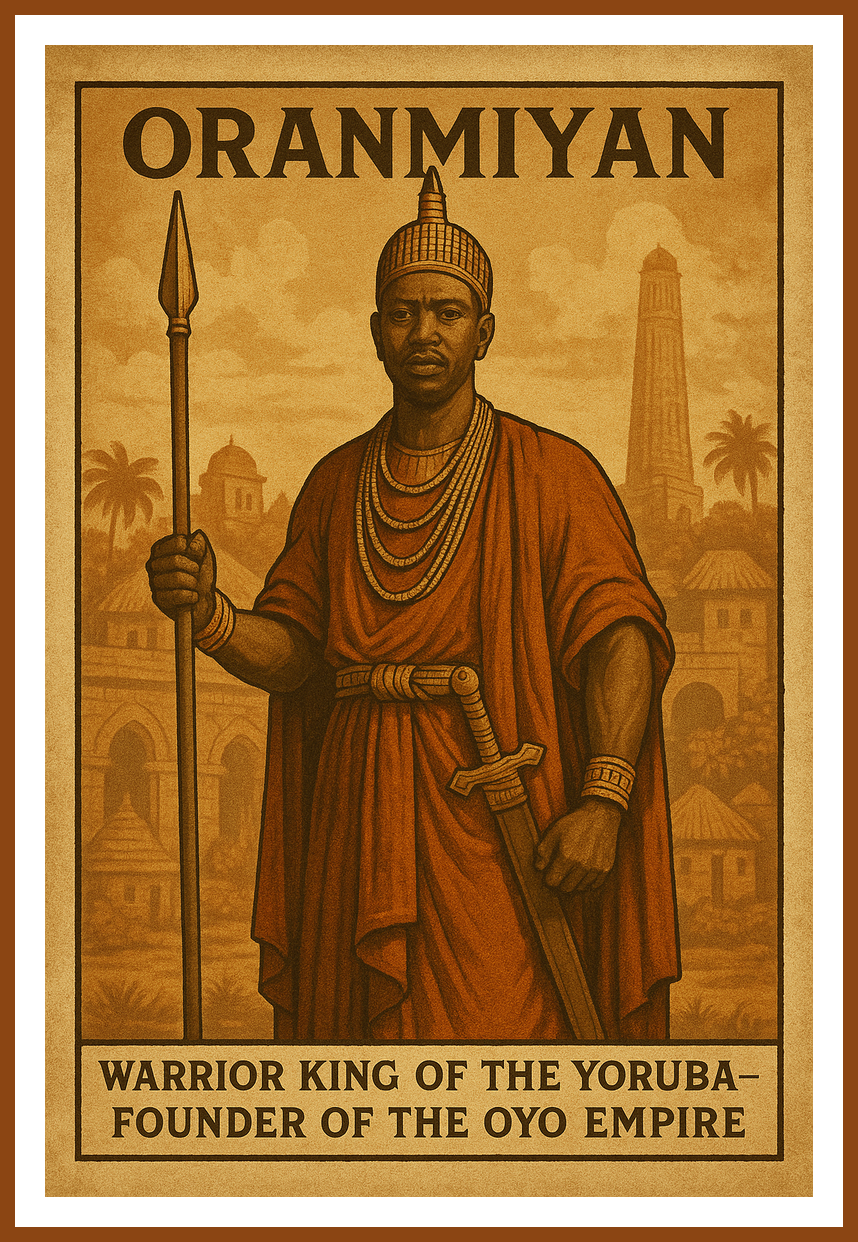 Oranmiyan – Warrior King of the Yoruba | Oyo Empire Wall Art | Digital Download
