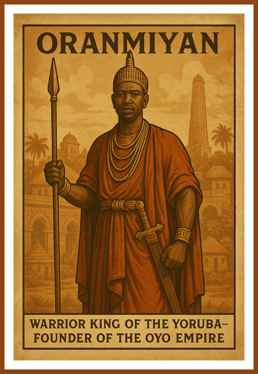 Oranmiyan – Warrior King of the Yoruba | Oyo Empire Wall Art | Digital Download