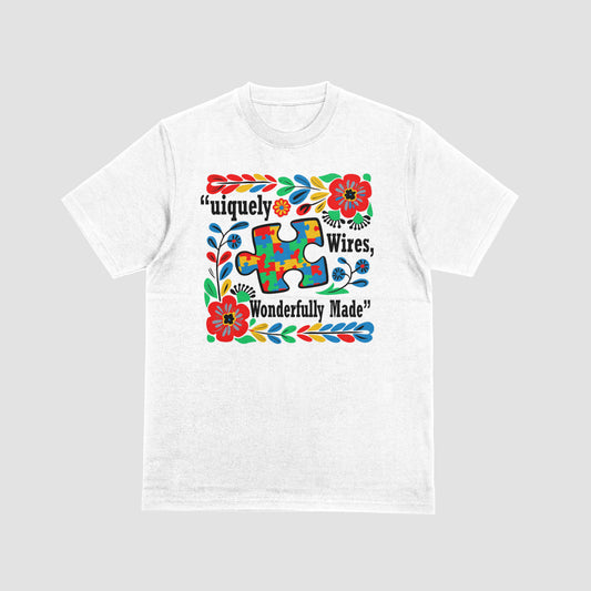 Uniquely Wired, Wonderfully Made | Autism Awareness T-Shirt