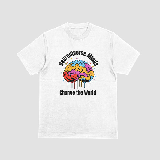 Neurodiverse Minds – Change the World | Autism Awareness Tee